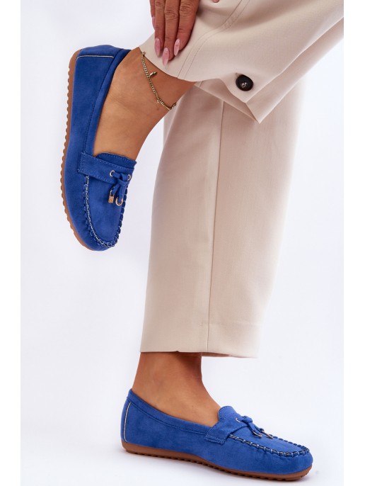 Classic Suede Loafers Blue Good Time
