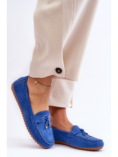 Classic Suede Loafers Blue Good Time