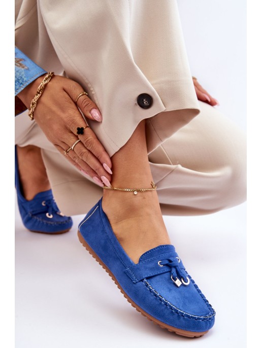 Classic Suede Loafers Blue Good Time