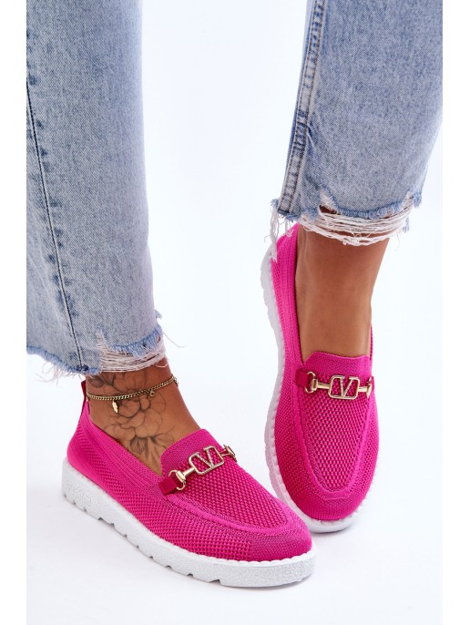 Women's Slip-On Sneakers With Embellishment Fuchsia Alena