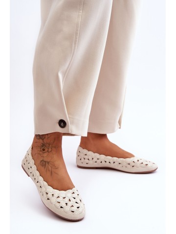 Women's Glittery Lace-Ups Beige Visionary