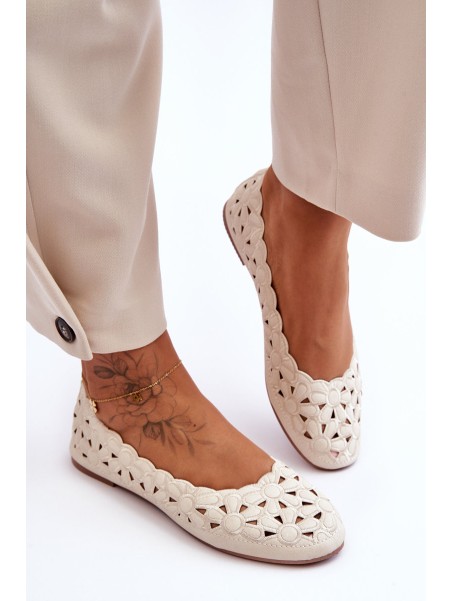 Women's Glittery Lace-Ups Beige Visionary