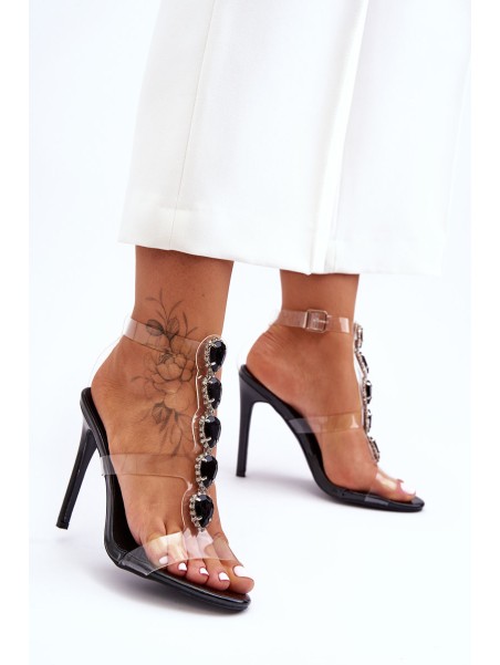 High Heeled Sandals D&A MR-16 Black