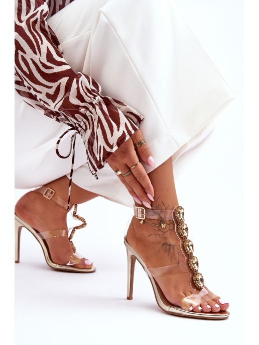 High Heeled Sandals D&A MR-16 Gold