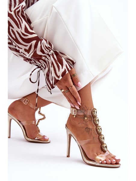 High Heeled Sandals D&A MR-16 Gold