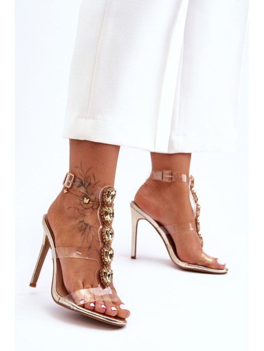 High Heeled Sandals D&A MR-16 Gold