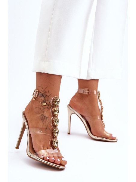 High Heeled Sandals D&A MR-16 Gold