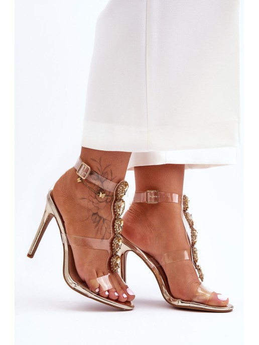 High Heeled Sandals D&A MR-16 Gold