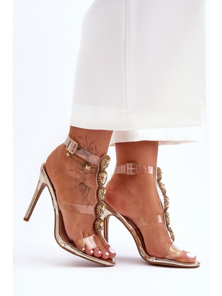 High Heeled Sandals D&A MR-16 Gold