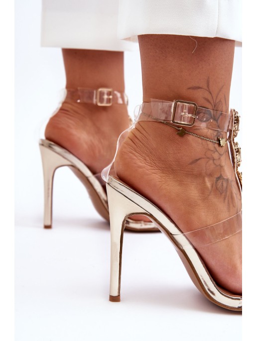 High Heeled Sandals D&A MR-16 Gold