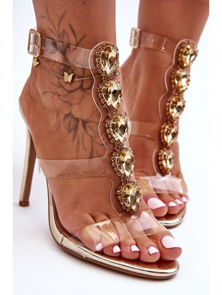 High Heeled Sandals D&A MR-16 Gold