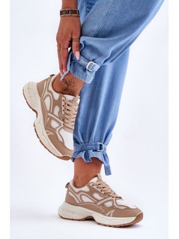 Moteriški sportiniai bateliai Beige Contiro 2