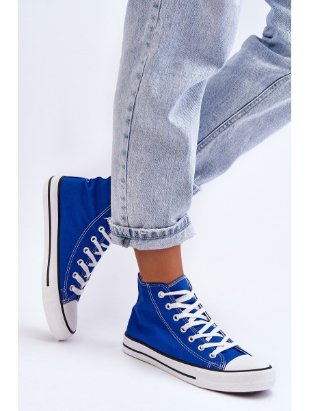 Women's Classic High Sneakers Blue Remos