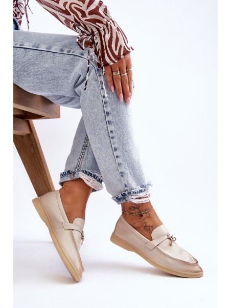 Women's Classic Moccasins Beige Cortez