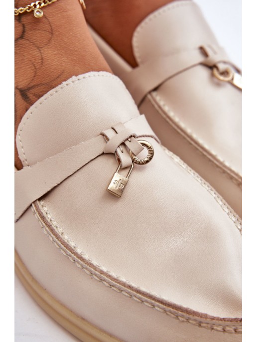 Women's Classic Moccasins Beige Cortez