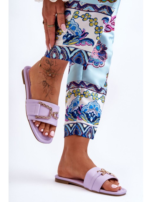 Women's Classic Slippers with Ornament Purple Impressive Women's Classic Slippers with Ornament Purple Impressive
