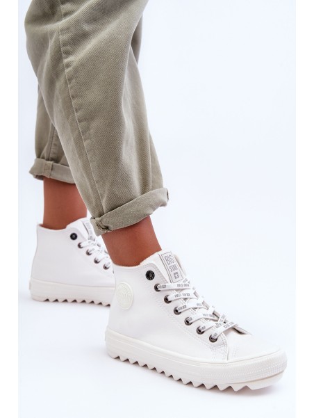 Women's Sneakers Big Star High Warm White GG274108