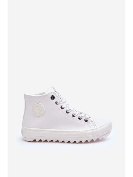 Women's Sneakers Big Star High Warm White GG274108