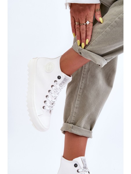 Women's Sneakers Big Star High Warm White GG274108