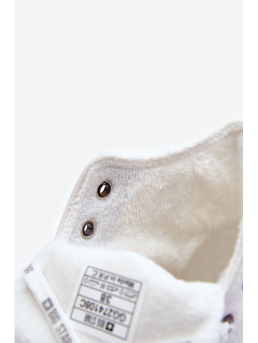 Women's Sneakers Big Star High Warm White GG274108