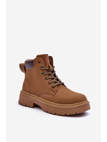 Women's Quilted Lined Boots Corbin Dark Beige