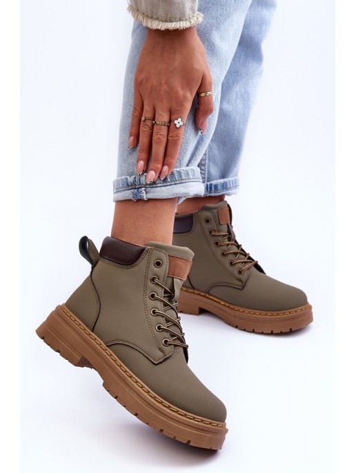 Moteriški batai su vilna pamušalu Green Corbin Moteriški batai su vilna pamušalu Green Corbin