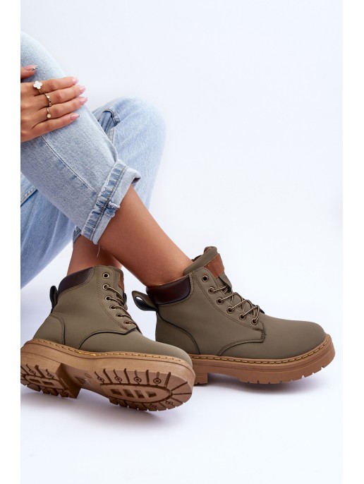 Moteriški batai su vilna pamušalu Green Corbin Moteriški batai su vilna pamušalu Green Corbin