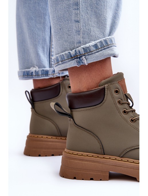 Moteriški batai su vilna pamušalu Green Corbin Moteriški batai su vilna pamušalu Green Corbin