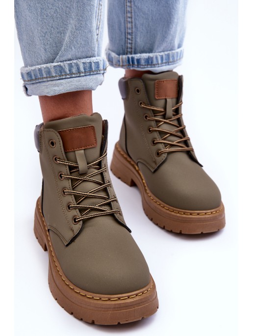 Moteriški batai su vilna pamušalu Green Corbin Moteriški batai su vilna pamušalu Green Corbin