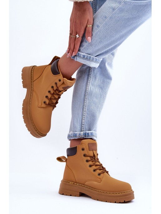 Moteriški batai su kailiu pamušalu Ruda Corbin Moteriški batai su kailiu pamušalu Ruda Corbin