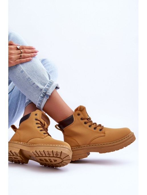 Moteriški batai su kailiu pamušalu Ruda Corbin Moteriški batai su kailiu pamušalu Ruda Corbin