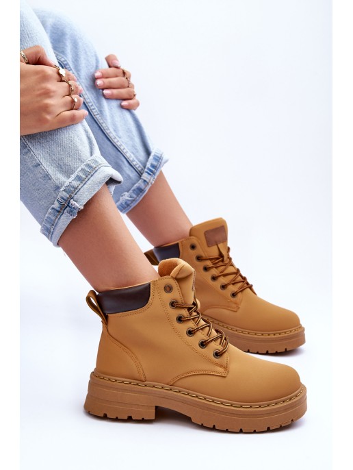 Moteriški batai su kailiu pamušalu Ruda Corbin Moteriški batai su kailiu pamušalu Ruda Corbin