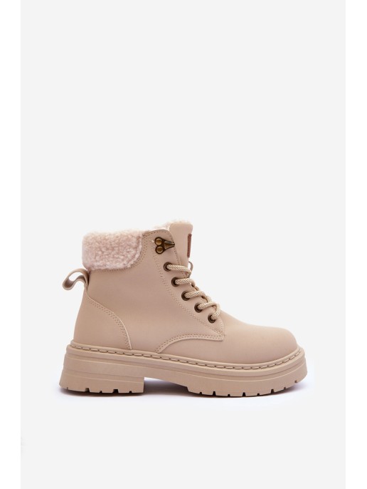 Moteriški zomšiniai batai šviesiai smėlio spalvos Jette Moteriški zomšiniai batai šviesiai smėlio spalvos Jette