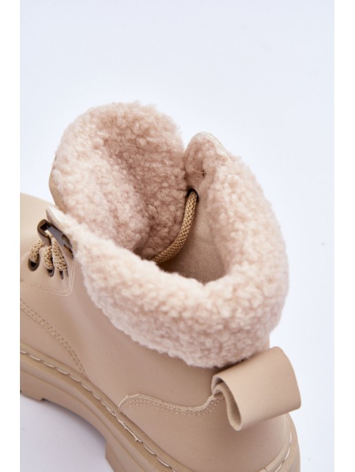 Moteriški zomšiniai batai šviesiai smėlio spalvos Jette Moteriški zomšiniai batai šviesiai smėlio spalvos Jette