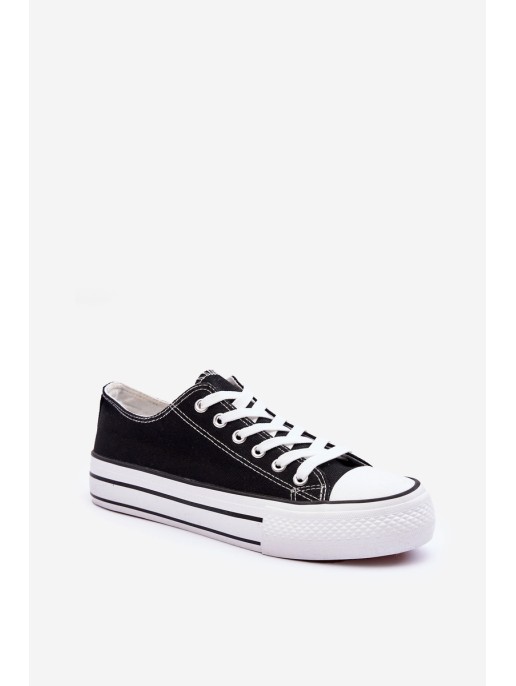 Low Classic Sneakers On Platform Black Jazlyn