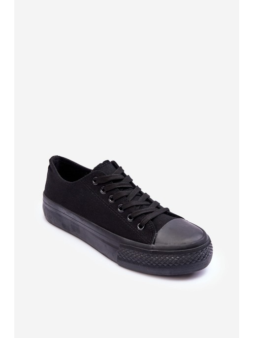 Low Classic Sneakers on Platform Black Jazlyn