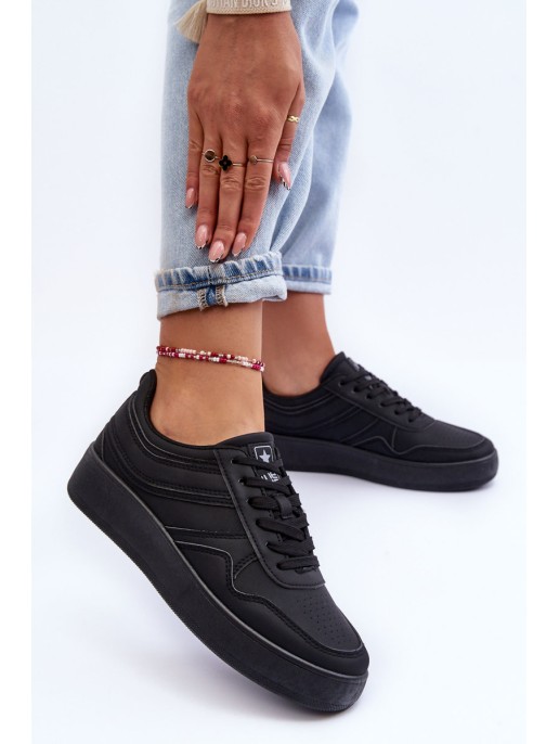 Women s Sport Shoes Sneakers Black-Silver Aruba