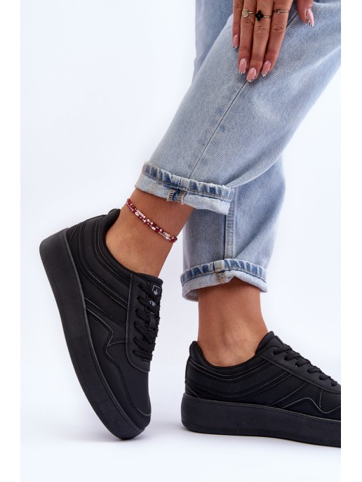 Women s Sport Shoes Sneakers Black-Silver Aruba