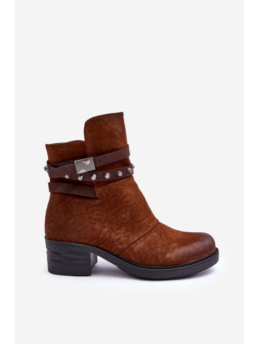 Women's Heeled Fur-Lined Boots Camel Effie Women's Heeled Fur-Lined Boots Camel Effie