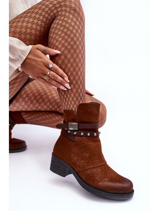 Women's Heeled Fur-Lined Boots Camel Effie Women's Heeled Fur-Lined Boots Camel Effie