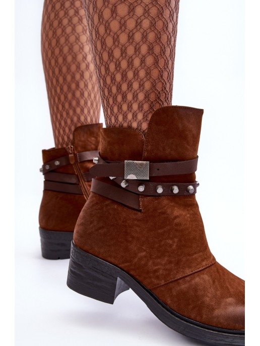 Women's Heeled Fur-Lined Boots Camel Effie Women's Heeled Fur-Lined Boots Camel Effie