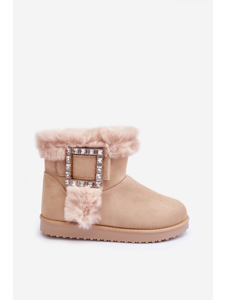 Women's Insulated Buckle Boots Dulca Beige