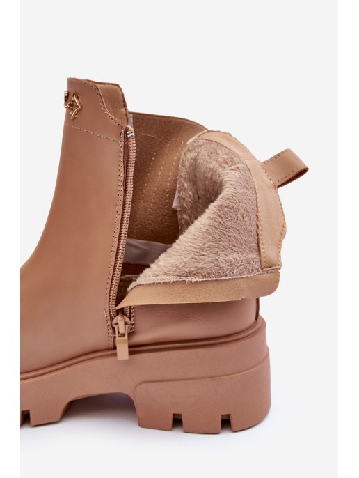 Women's Leather Derby Shoes With Decorations Beige Lobb