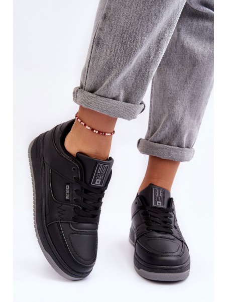 Women's Sporty Sneakers Big Star MM274353 Black