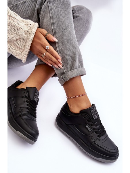 Women's Sporty Sneakers Big Star MM274353 Black