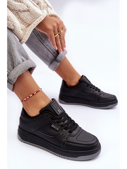 Women's Sporty Sneakers Big Star MM274353 Black