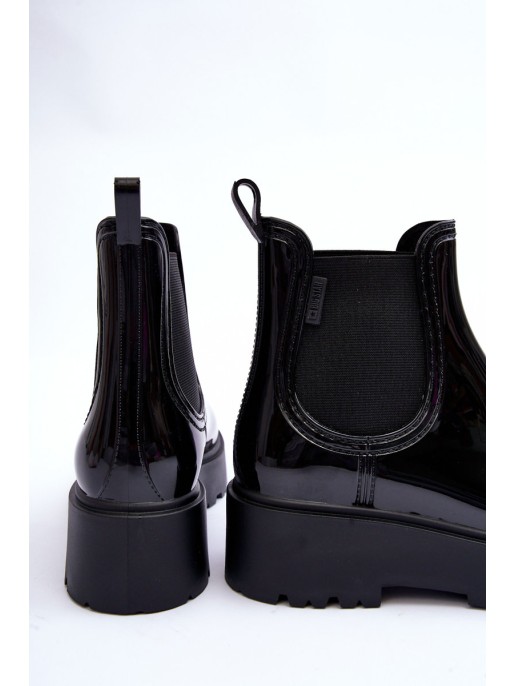 Blizgūs platforminiai batai Big Star MM274395 juodi Blizgūs platforminiai batai Big Star MM274395 juodi