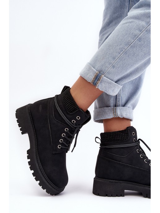 Women's Padded Trapery Black Cross Jeans MM2R4012C