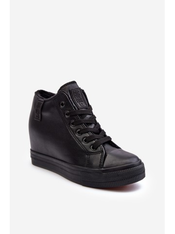 Moteriški odiniai sportbačiai ant Wedge Big Star MM274001 juodi