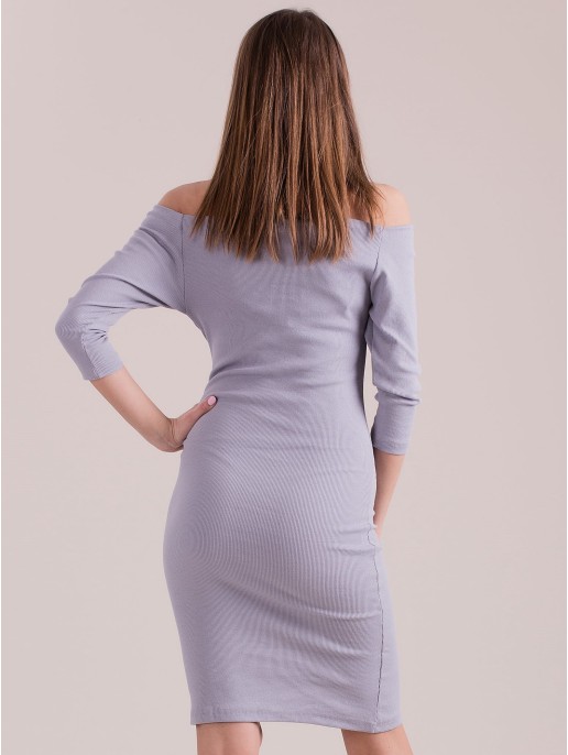 Suknelė-PL-SK-1407.05-pilka Suknelė-PL-SK-1407.05-pilka